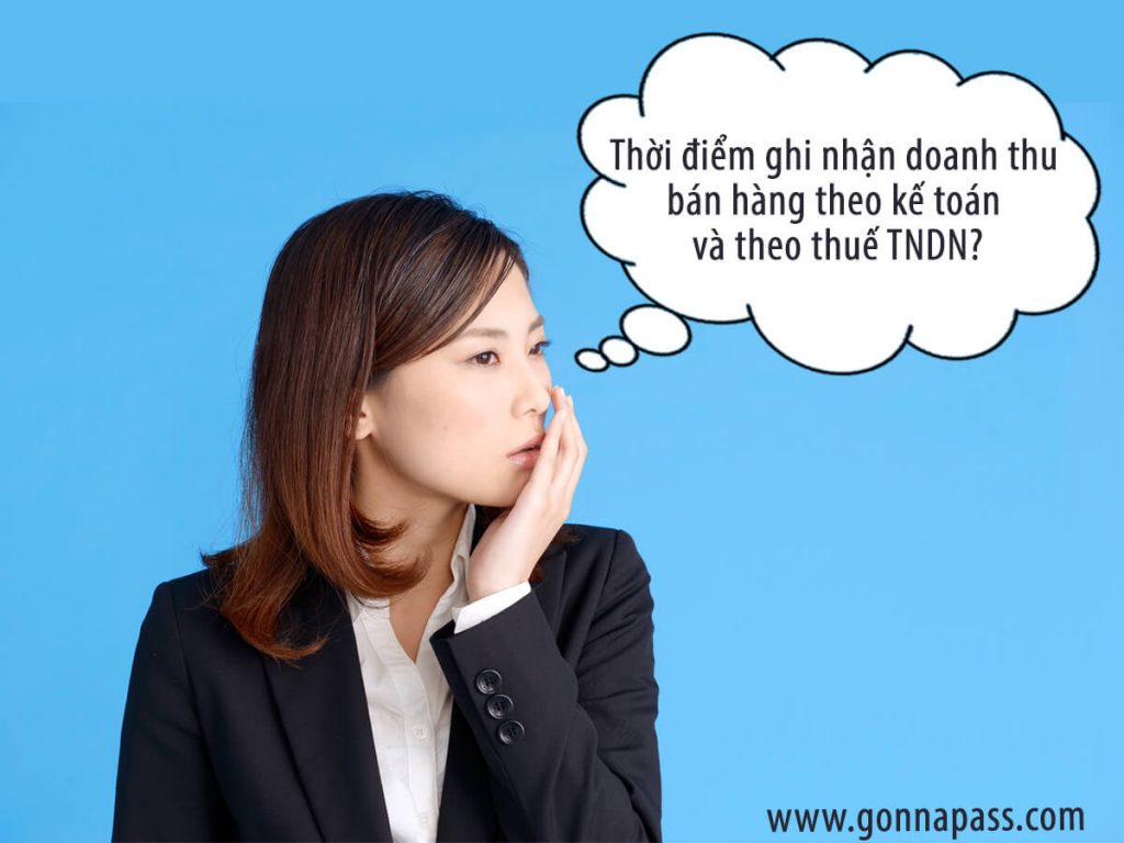 Thời điểm ghi nhận doanh thu