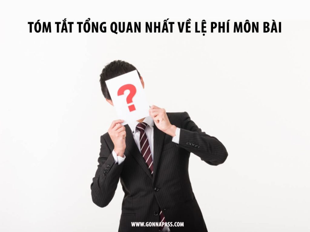 lệ phí môn bài