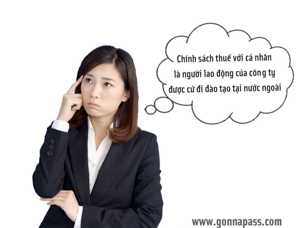 thuế với cá nhân được cử đi đào tạo tại nước ngoài