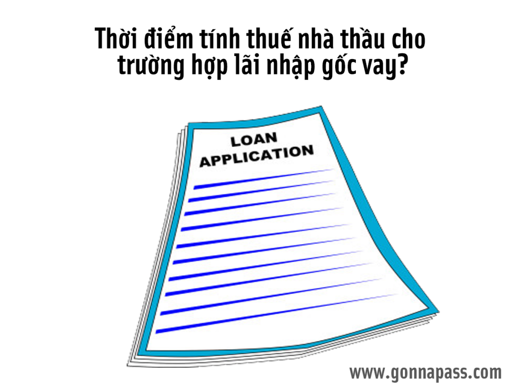 Thuế nhà thầu lãi nhập gốc