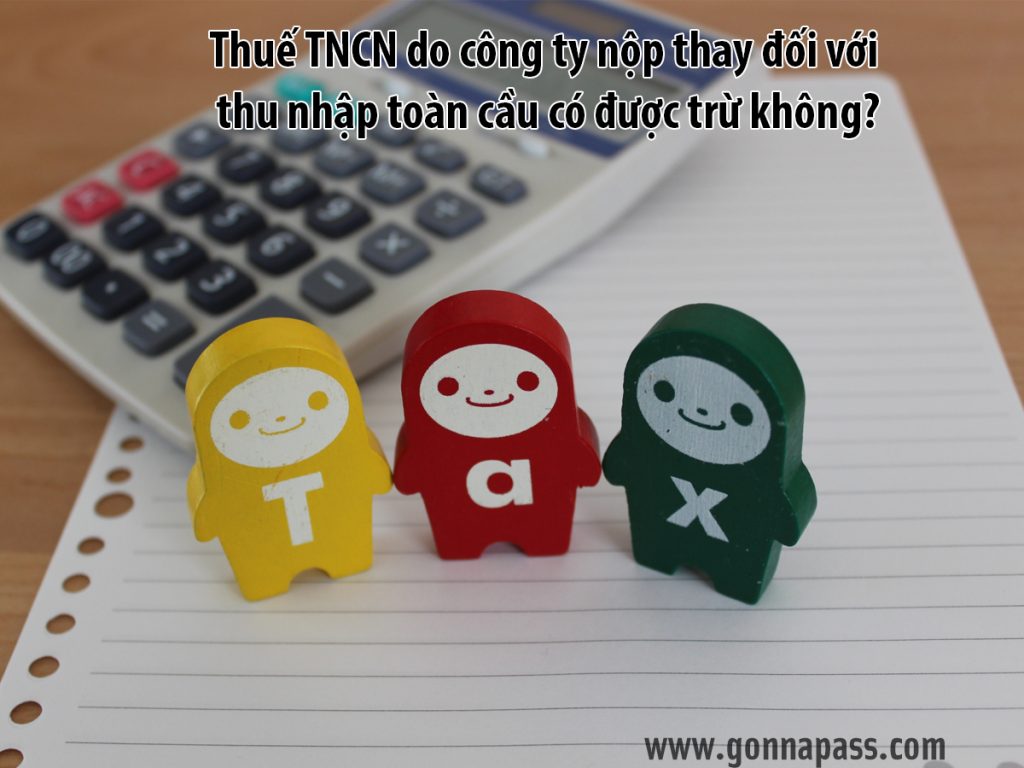 Thuế TNCN do công ty nộp thay