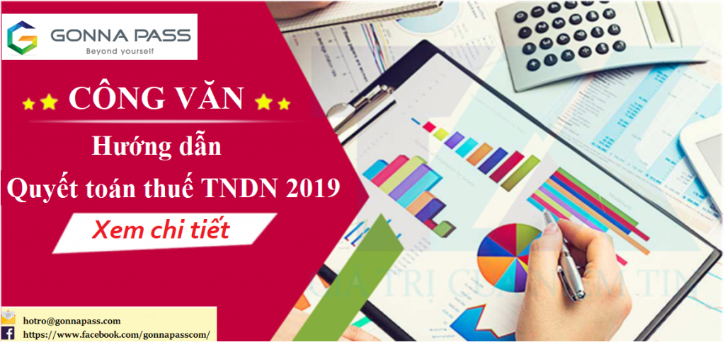 quyết toán thuế TNDN 2019