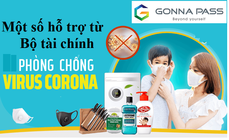 Một số hỗ trợ tài chính từ Bộ Tài chính với dịch nCoV