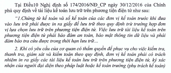 Có bắt buộc in chứng từ và sổ kế toán