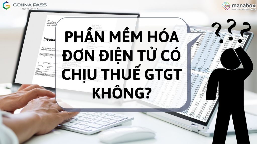 phần mềm hóa đơn điện tử không chịu thuế GTGT